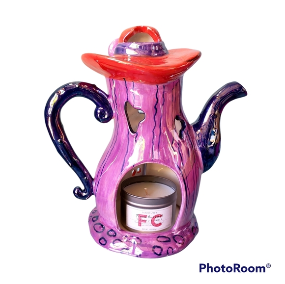 Dress Shop Purple Candle Holder - Picture 4 of 9